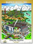 Fazzino Art Fazzino Art NFL: Super Bowl 50: San Francisco (Poster) - Signed